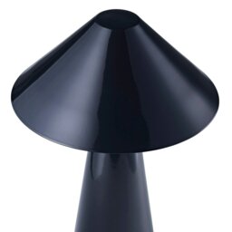 Rackhams Gloss Black Rechargeable Touch Dimmable Table Lamp with Matching Metal Shade - thumbnail 3