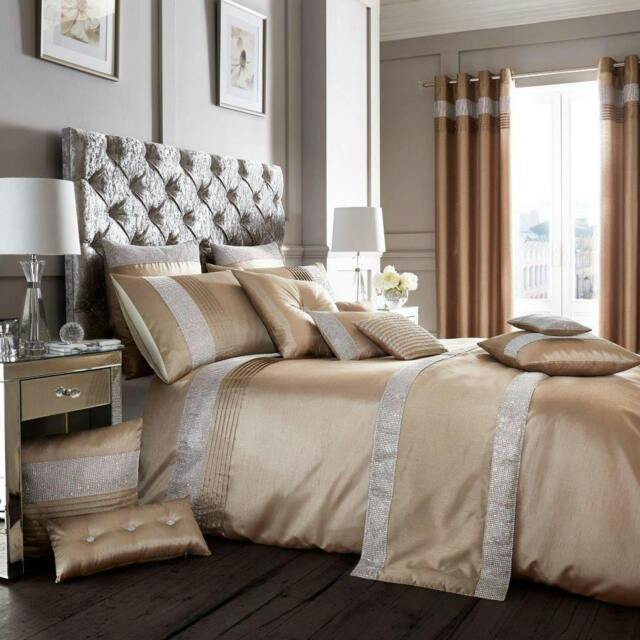 Rackhams Onyx Duvet Cover and Pillowcase Set - Latte - Bed Runner (45cm x 210cm)