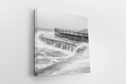 Rackhams Scarborough Promenade - Framed Print 20 x 20 inch - thumbnail 3