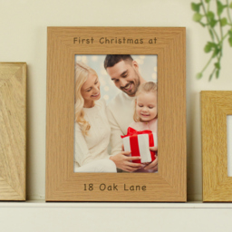 Rackhams Personalised 5x7 Potrait Wooden Photo Frame - thumbnail 4