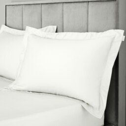 Rackhams 400 Thread Count Cotton Sateen Oxford Pillowcase Pair - 50x75cm (x2) - thumbnail 2