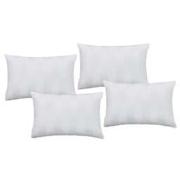 Rackhams So Soft Satin Stripe Standard Pillowcase Pack of 4 White - Standard - White - thumbnail 3