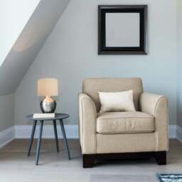 "Rackhams Contemporary and Sleek Taupe Textured 10"" Linen Fabric Drum Lamp Shade 60w Max" - thumbnail 4