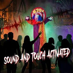Rackhams 167 cm Life Size Animated Clown Halloween Decorations Outdoor Indoor - thumbnail 5