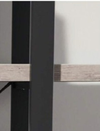 Rackhams 5-Tier Industrial Bookshelf Freestanding Storage Rack Display Unit for Living Room Office - thumbnail 5