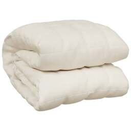 Rackhams Weighted Blanket Light Cream 137x200 cm Single 10 kg Fabric - thumbnail 2