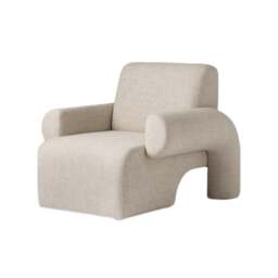 Rackhams Giacinta 7-Shape Linen Armchair, Single Sofa - Others (Corduroy) - thumbnail 5