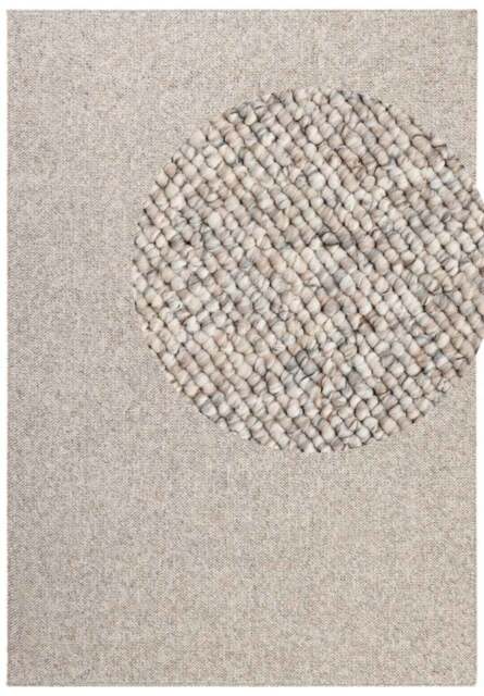 Rackhams Rocco Flatweave Beige Rug – Natural Elegance - 200X290 cm - image 1