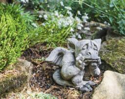 Rackhams Sad Dragon' Mythical Garden Ornament - thumbnail 3
