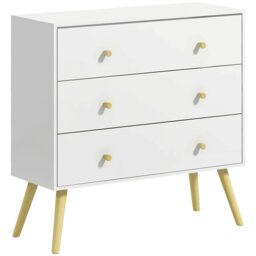 Rackhams Chest of Drawers, 3 Drawer Unit Storage Cabinet Bedroom Living Room - thumbnail 2