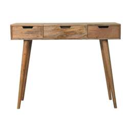 Rackhams Solid Wood Oak-ish Dressing Table