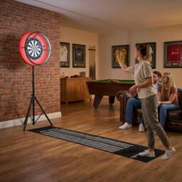 Rackhams 7-In-1 Grey Games Table, Darts Bundle & LED Light - thumbnail 4