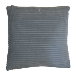 Rackhams Ribbed Grey Cushion Set of 2 - thumbnail 3