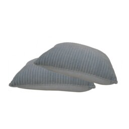 Rackhams Ribbed Grey Cushion Set of 2 - thumbnail 2
