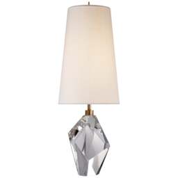 Rackhams Halcyon Accent Table Lamp - Signature Collection - Natural Quartz Stone - thumbnail 2