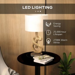 Rackhams LED Nautical Table Lamp with USB Charging Port - thumbnail 6