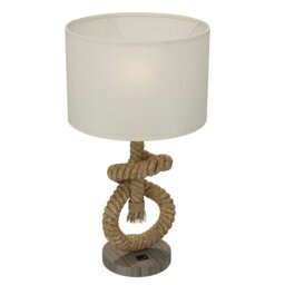 Rackhams LED Nautical Table Lamp with USB Charging Port - thumbnail 2
