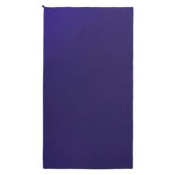 Rackhams Plain Clip Travel Towel - Purple - One Size - Purple - 80% Polyester/20% Polyamide - thumbnail 1