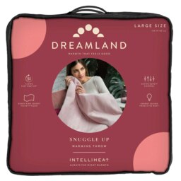 Rackhams Snuggle Up Heated Throw Electric Blanket - Pink - 120cm x 160cm - thumbnail 3
