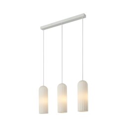 Rackhams Miella 3-Rail - Pendant - White - 1