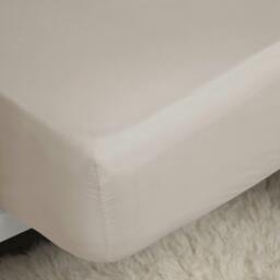 Rackhams Belladorm Pima Cotton 450 Thread Count Extra Deep Fitted Sheet - Oyster - Oyster - Emperor - 100% Cotton - thumbnail 1