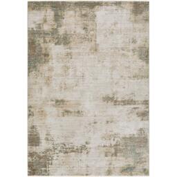 Rackhams Galey Alix Myrtle Avenue-Abstract Cream Brown Green Blue Modern Marble Fringe Rug - 120 x 170 cm - thumbnail 2