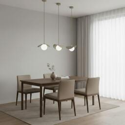 Rackhams RITUAL Sml Pendant Lamp 1 x G9 Beige - thumbnail 4