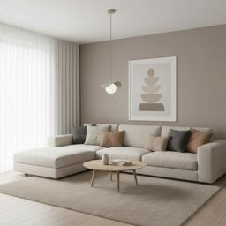 Rackhams RITUAL Sml Pendant Lamp 1 x G9 Beige - thumbnail 3