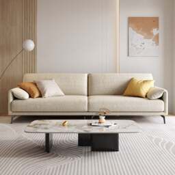 Rackhams Oakley S11 Two Seater Sofa, Linen - Two Seater 240cm - thumbnail 3