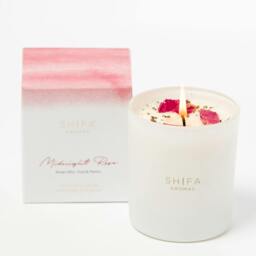 Rackhams Midnight Rose Glass Candle - Rose, Oud & Peony - thumbnail 1