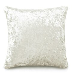 Rackhams Luxury Crushed Velvet Plain Scatter Cushion - 43cm x 43cm - Blush Pink - thumbnail 3