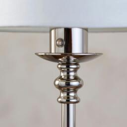 Rackhams Fable Polished Chrome Rechargeable Touch Floor Lamp - thumbnail 4