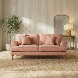 Rackhams Marylebone Medium Sofa - Soft Pink - thumbnail 1