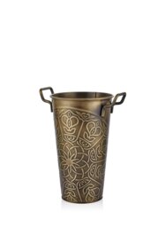 Rackhams Gold Vase - 40 cm (H) x 29 cm (W) x 22 cm (D) - thumbnail 2