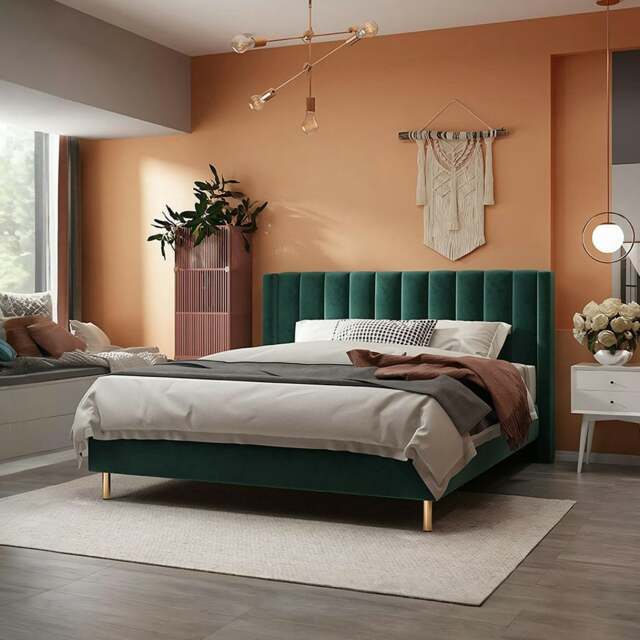 Rackhams Daisy King Size, Super King Bed, Velvet - Others (please contact us) - Mega King Size - image 1