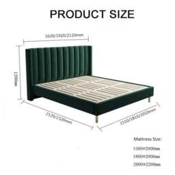 Rackhams Daisy King Size, Super King Bed, Velvet - Others (please contact us) - Mega King Size - thumbnail 6