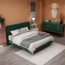 Rackhams Daisy King Size, Super King Bed, Velvet - Others (please contact us) - Mega King Size - thumbnail 3