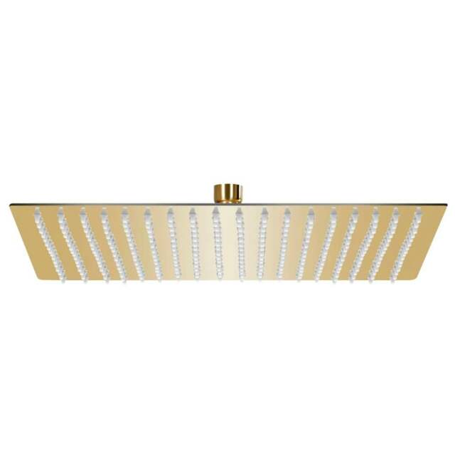 Rackhams Rain Shower Head Stainless Steel 50x50 cm Square Gold