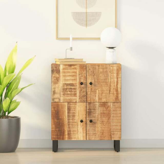 Rackhams Sideboard with 4 Doors 60x33x75 cm Solid Wood Mango