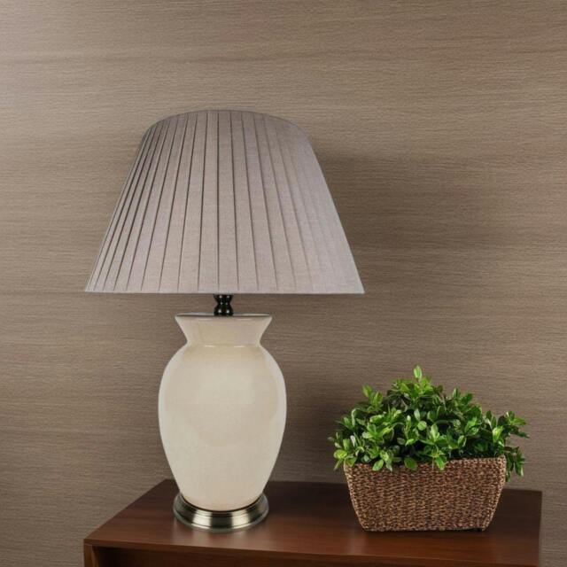 Rackhams Christina 56cm Table Lamp Cream - image 1