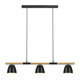 Rackhams Theo 3-Rail - Ceiling pendant - Black - Black - Metal - 1 - thumbnail 2