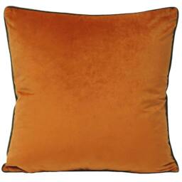 Rackhams Riva Paoletti Meridian Cushion Cover - Pumpkin/Mocha - 55 x 55cm - Pumpkin/Mocha - 100% Polyester - thumbnail 2