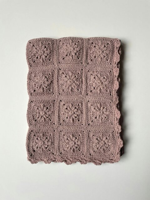 Rackhams The Nelly Blanket - Chalky Pink - image 1