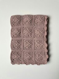Rackhams The Nelly Blanket - Chalky Pink - thumbnail 1