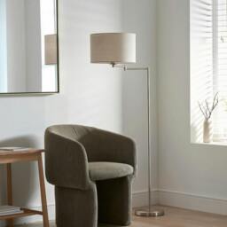 Rackhams Marston Satin Nickel Floor Lamp - thumbnail 4