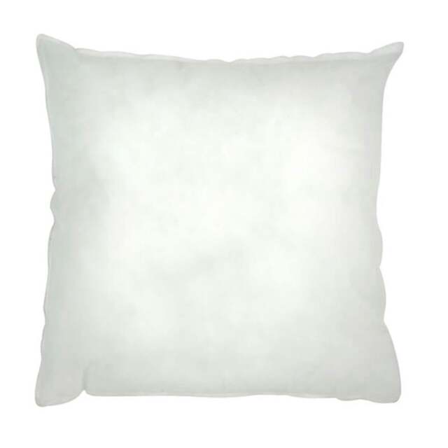 Rackhams Polyester Vacuum Packed Cushion Pad - White - 45x45cm - White - 100% Polyester - image 1