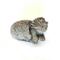 Rackhams Small Stone Cast Triceratops Garden Sculpture Dinosaur Animal Statue - thumbnail 5