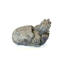 Rackhams Small Stone Cast Triceratops Garden Sculpture Dinosaur Animal Statue - thumbnail 4