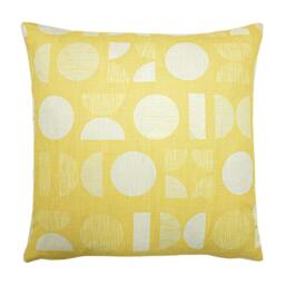 Rackhams Malmo Cushion Cover - Yellow - 43cm x 43cm - Yellow - 100% Polyester