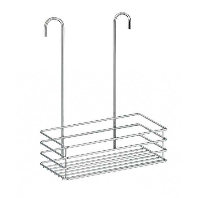 Rackhams Polished Chrome Stainless Steel Shower Basket for Shower Mixer - image 1